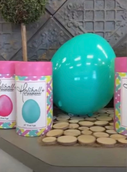 Teal Inflatable Egg
